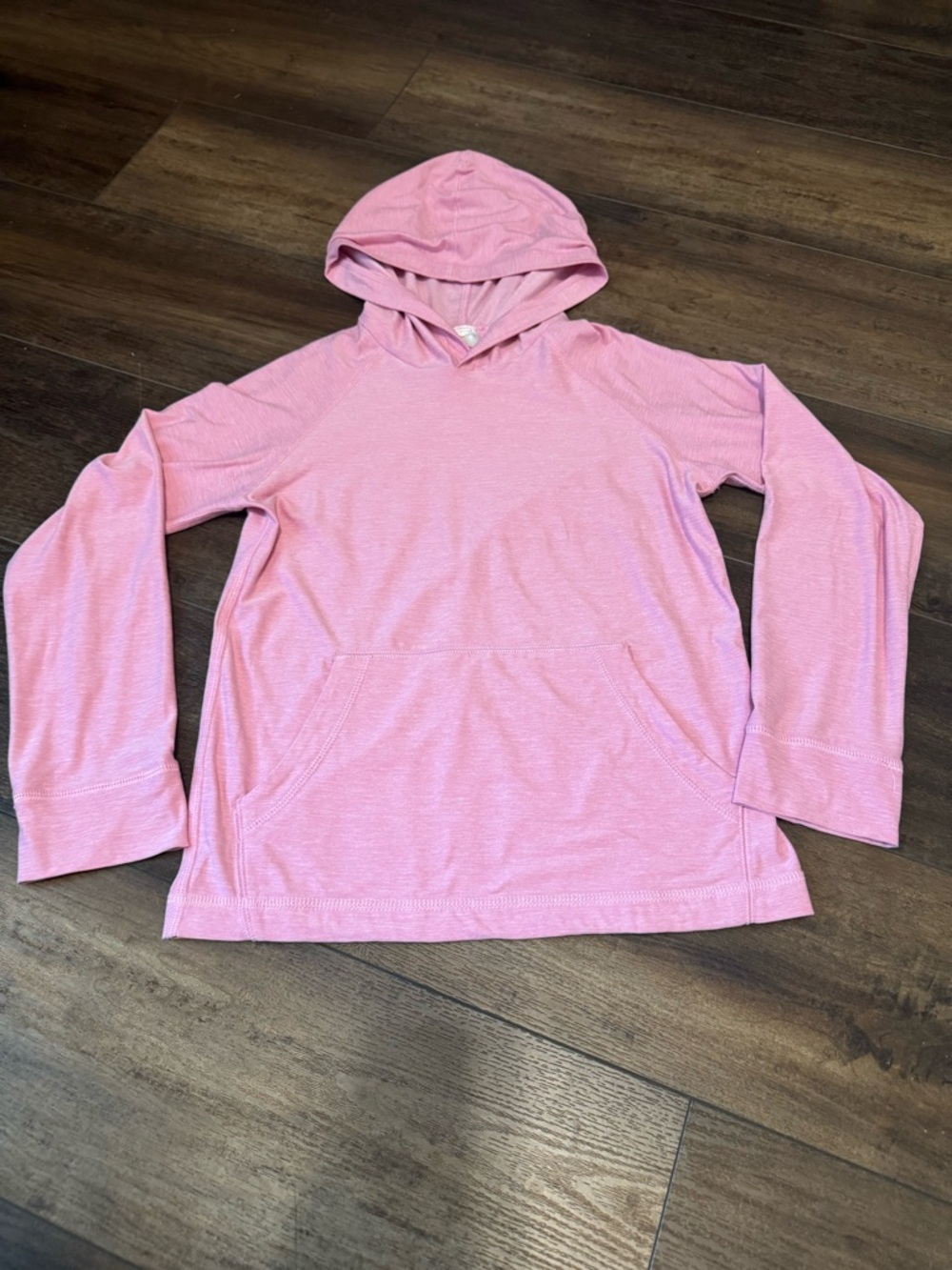 Hanna Andersson Active UV Pink girls hoodie size 8